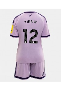 Newcastle United Malick Thiaw #12 Babyklær Tredje Fotballdrakt til barn 2026-27 Korte ermer (+ Korte bukser)